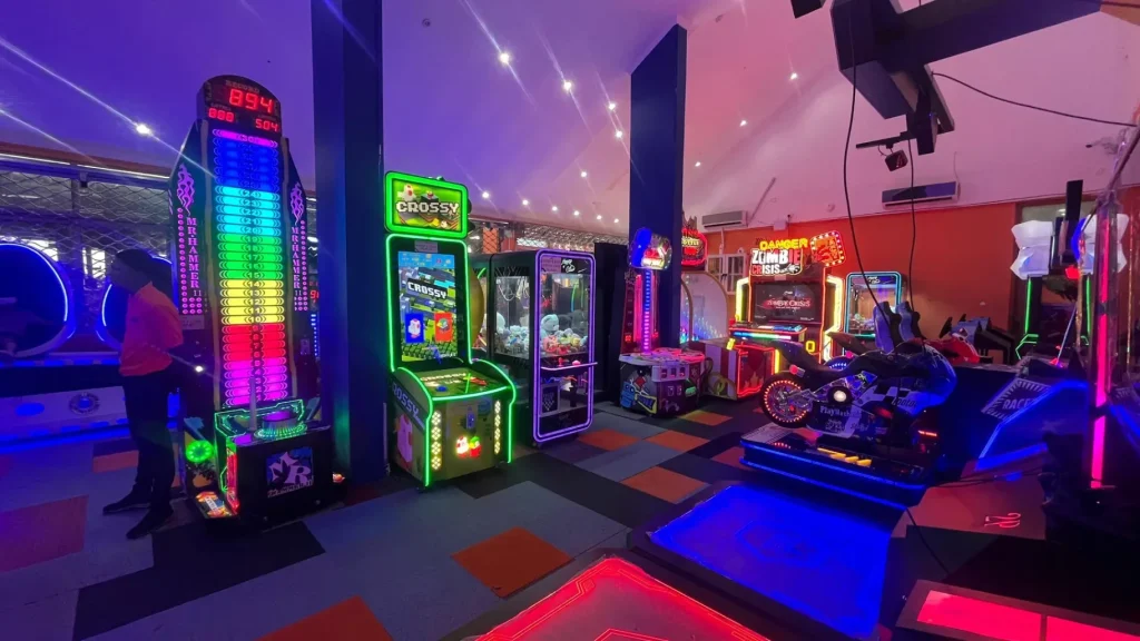 Arcade Games at Bliss Family Entertainment